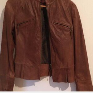 Danier Brown Leather Jacket